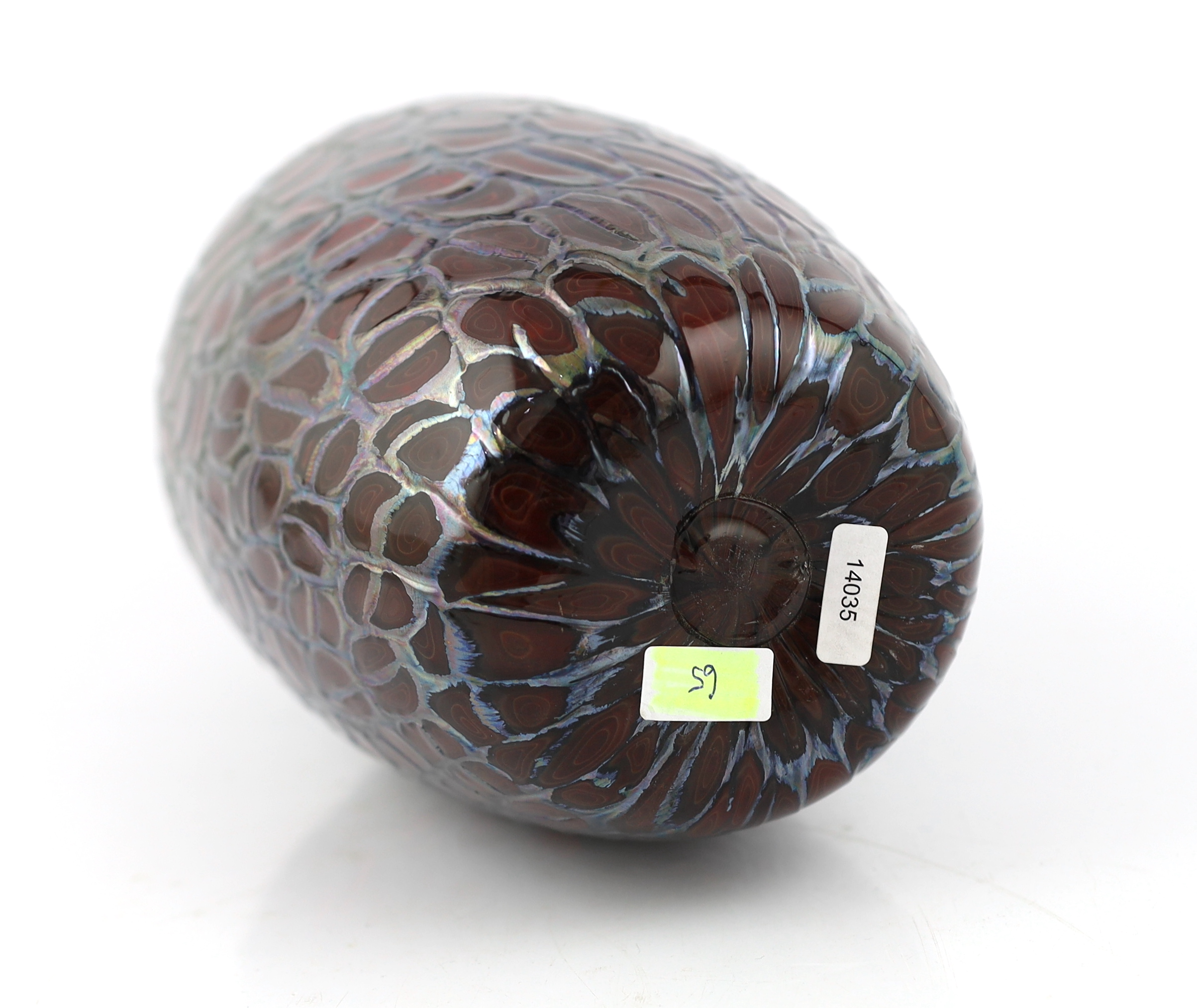 Vittorio Ferro (1932-2012), a Murano glass vase